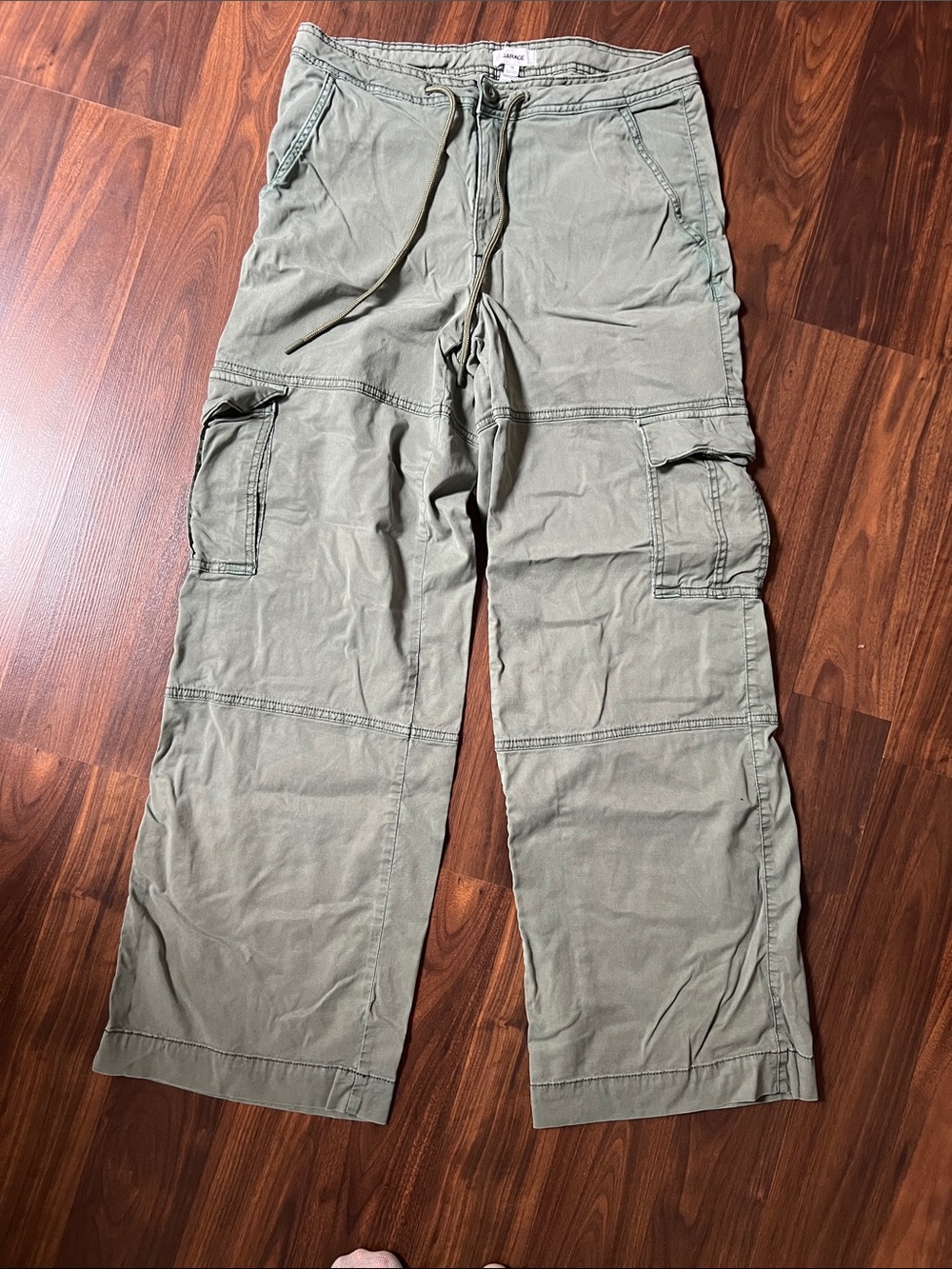 Garage women’s  Cargo Pants in Olive Green